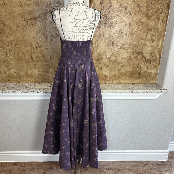 NWT Tuckernuck Naomi Midi Dress A Line Floral Purple Rosette Amethyst -‎ XXL - Picture 7 of 16